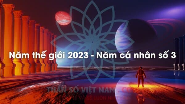 Năm thế giới 2023 của số chủ đạo 3