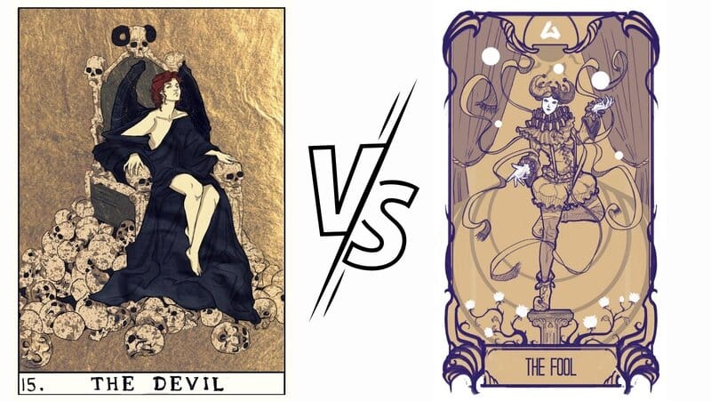 Cặp bài đối lập The Devil và The Fool