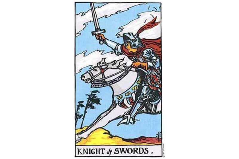 Trong tình yêu, Knight Swords là lá bài khá tốt