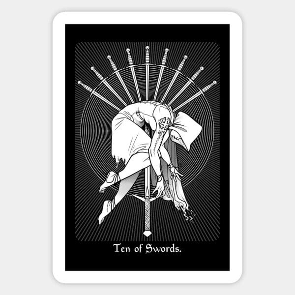 lá bài Ten Of Swords Tarot