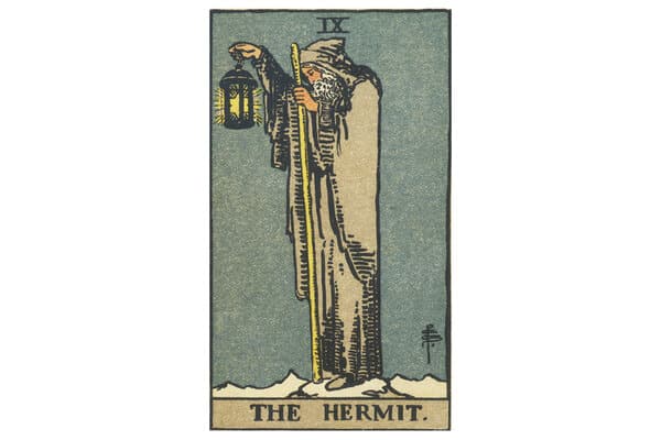 Cặp bài ngẫu nhiên The Hermit và 2 of Pentacles